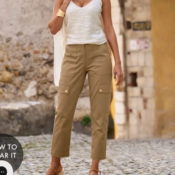 Darling size six Boston proper cargo pants - Picture 1 of 9